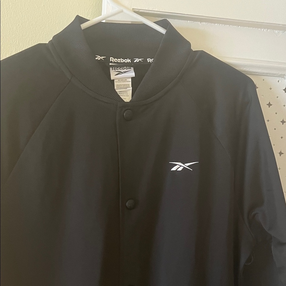 Reebok Men's Black Varsity Jacket